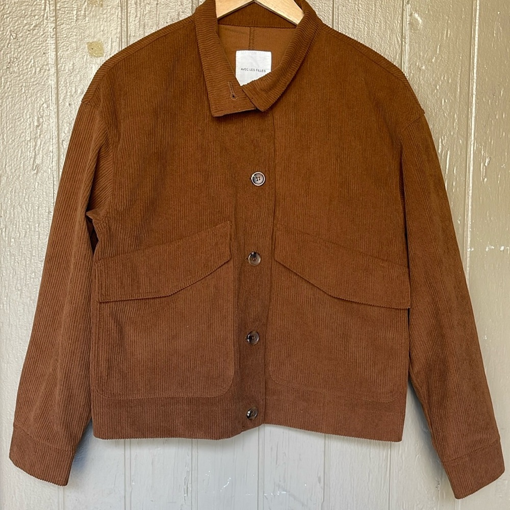 Avec Les Filles corduroy crop jacket